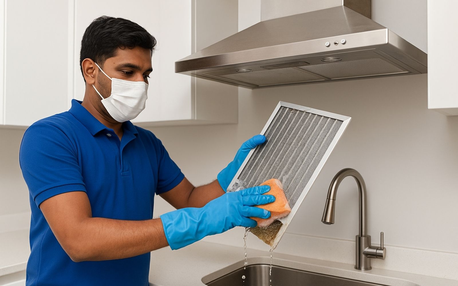 Hood Filter Cleaning and Replacement